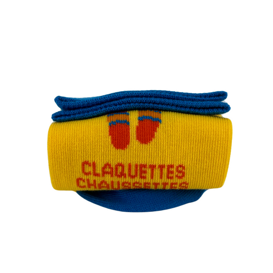 Claquettes chaussettes