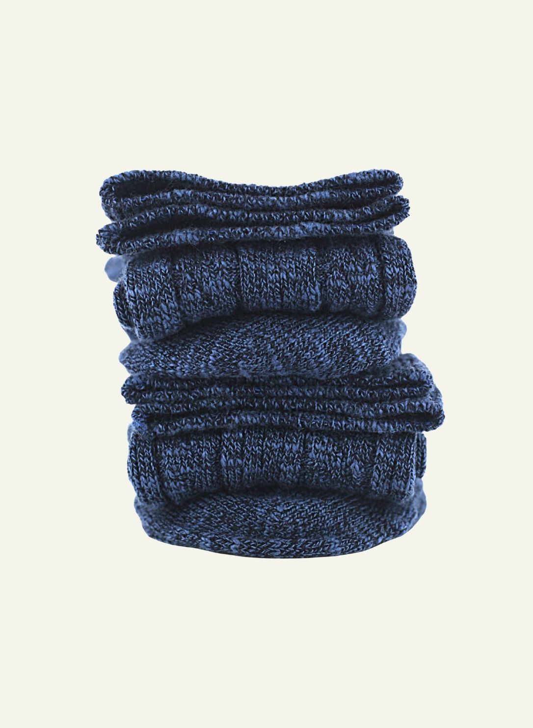 Cocooning D'hiver Bleu Chiné - Made in France