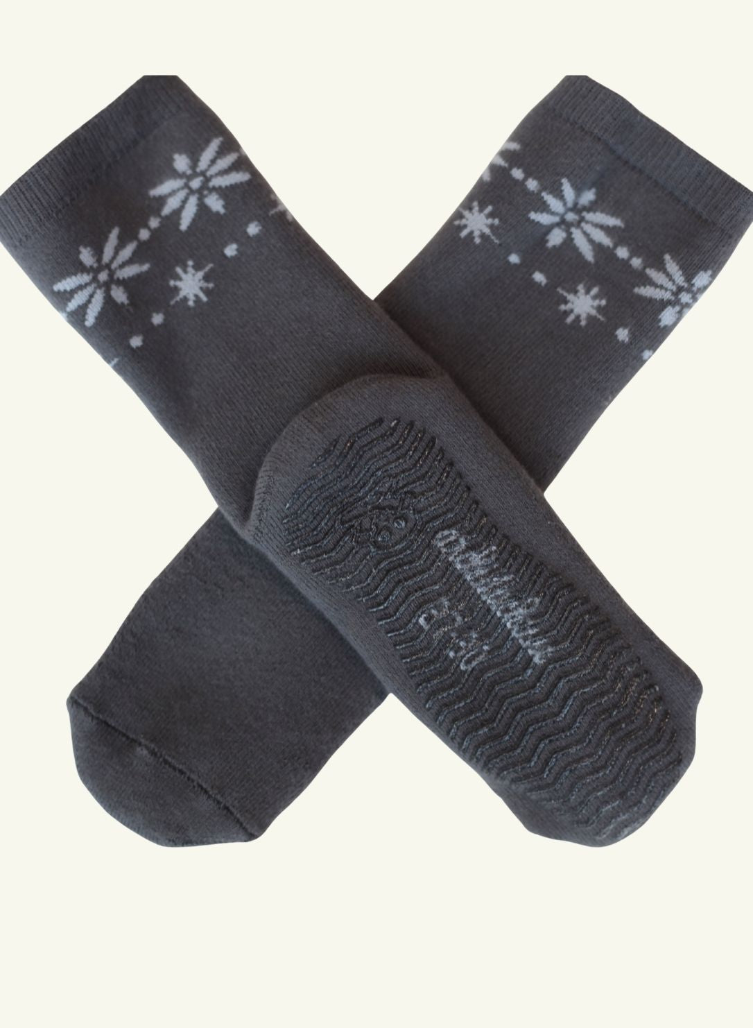 Chaussons chaussettes Chauchons gris - Made in France - 2