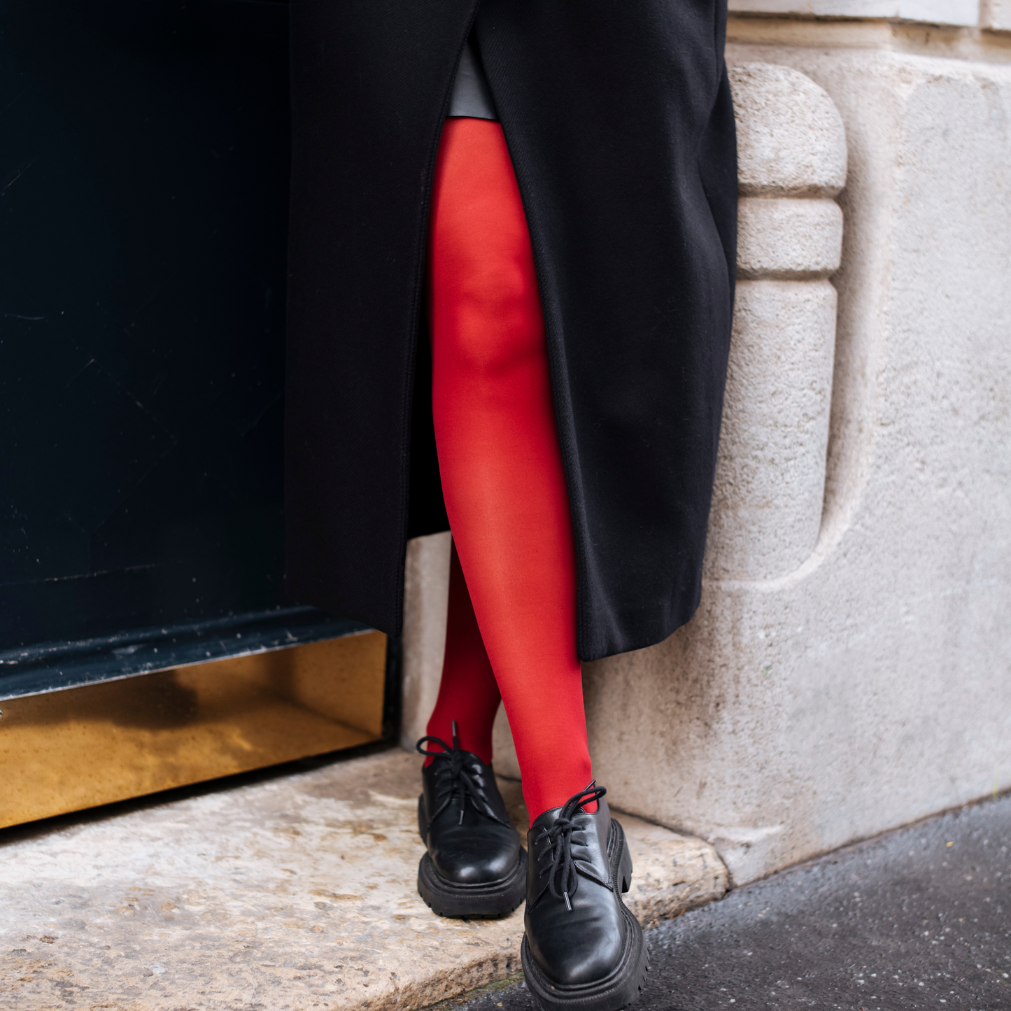 Collants Rouge carmin - vue 4 - Archiduchesse