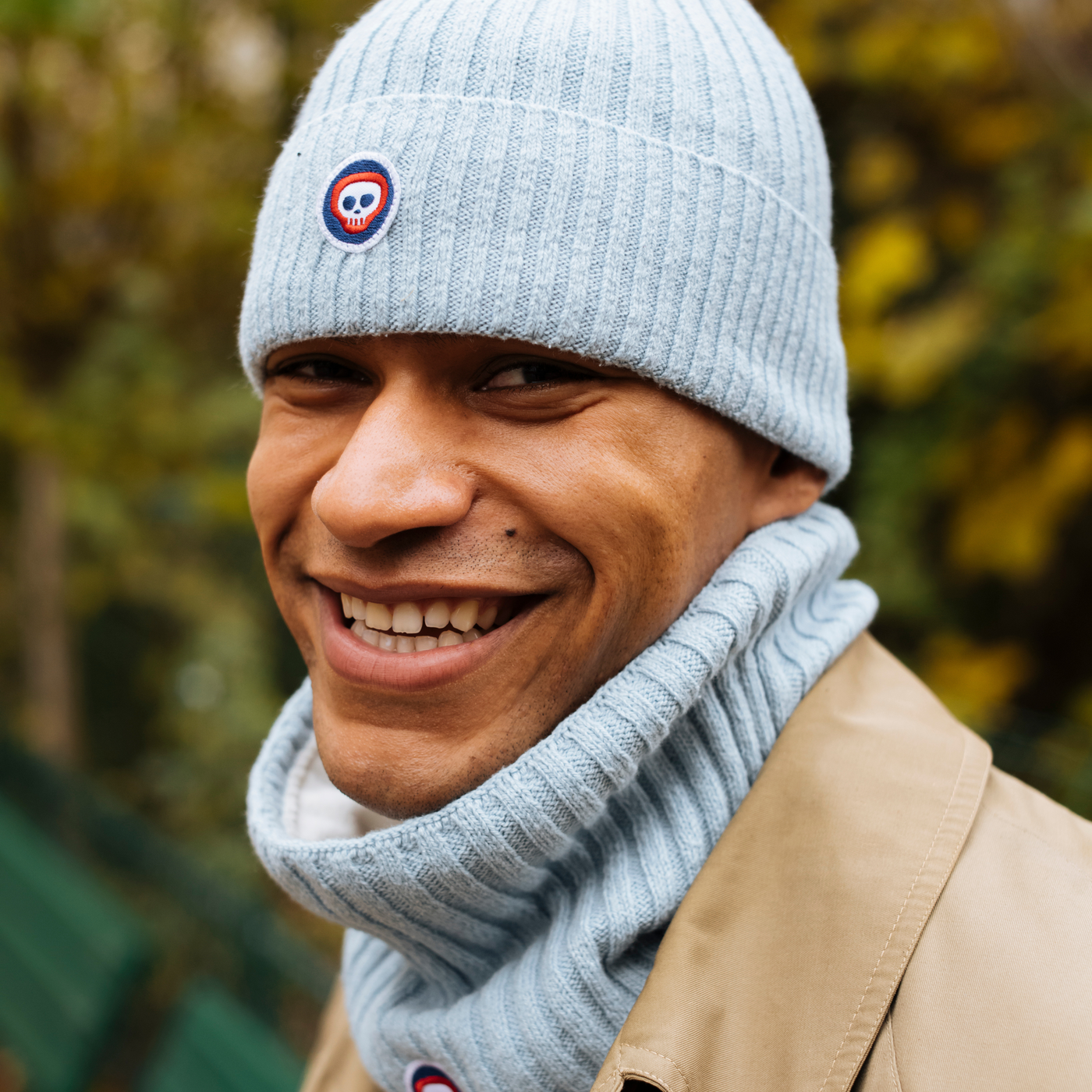 Bonnets Bo(R)nnet Bleu Ciel - Made in France - 3