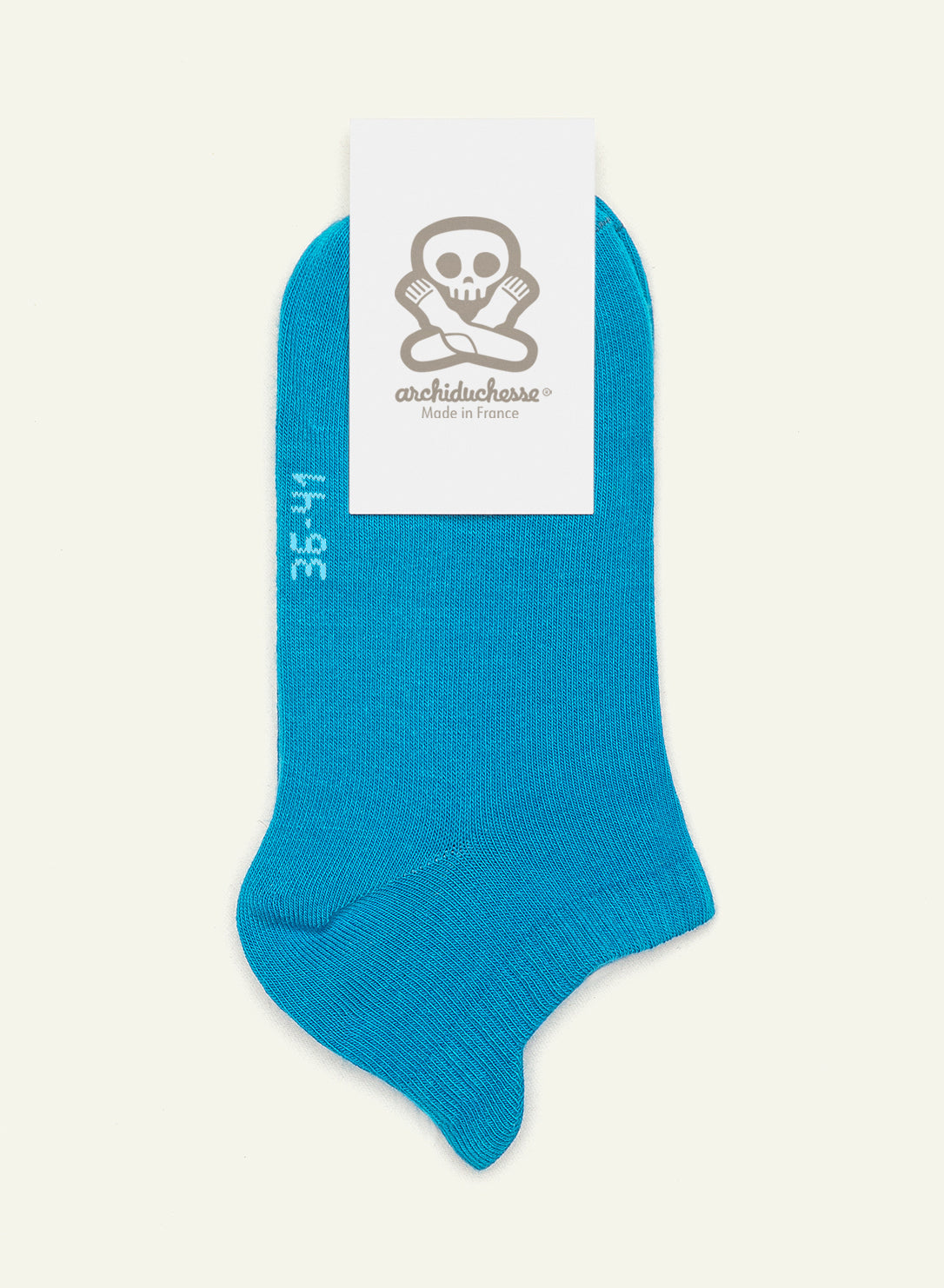 Socquette Royal blue - Made in France - 5