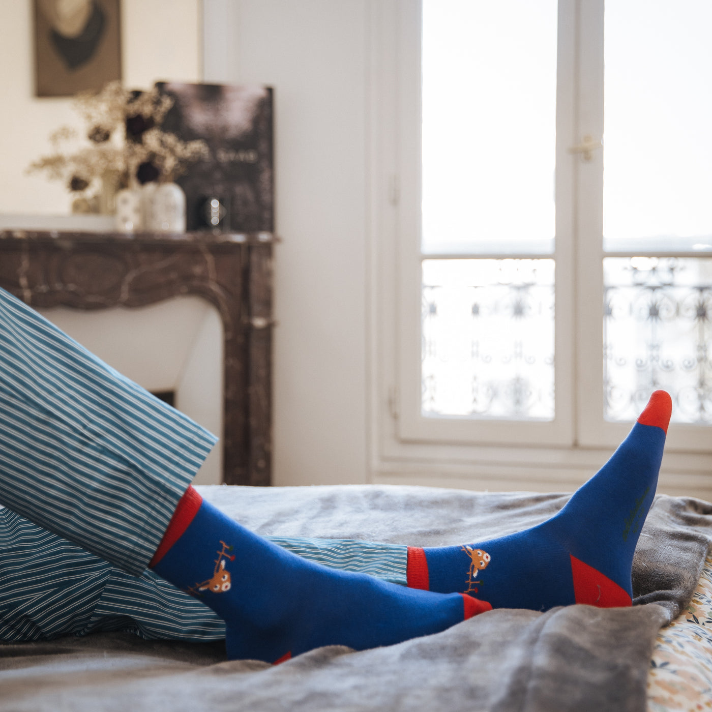 Fantaisie - Courtes Rudolph et ses boules - Made in France - 4