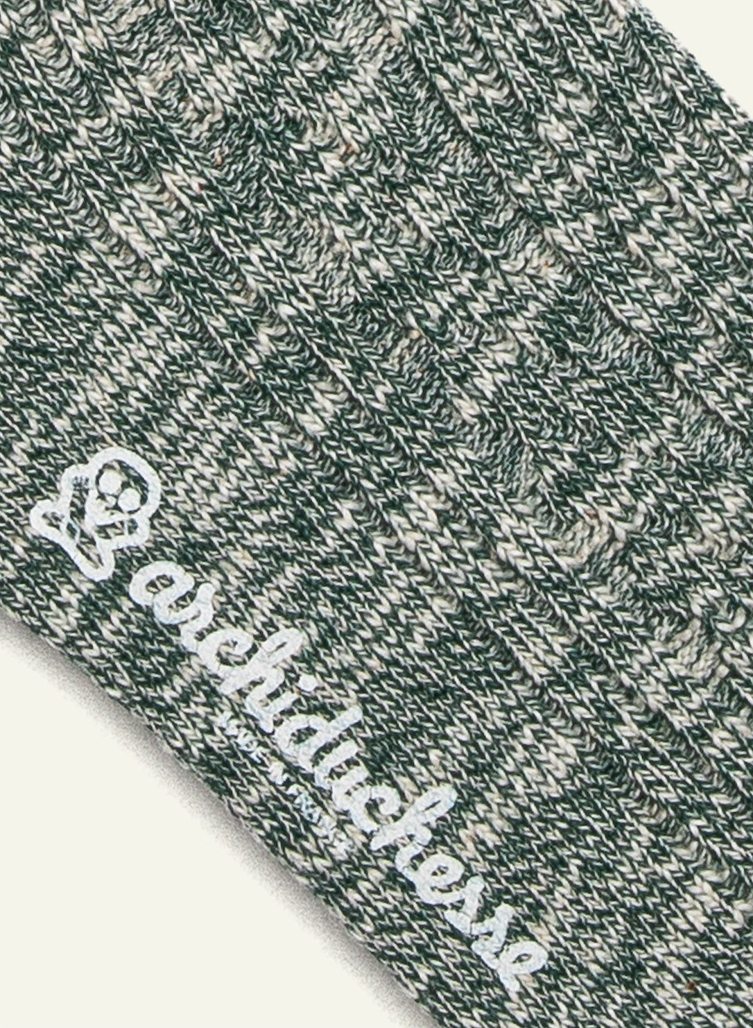 Chaussettes cocooning D'hiver Vert Sapin - vue 5 - Archiduchesse