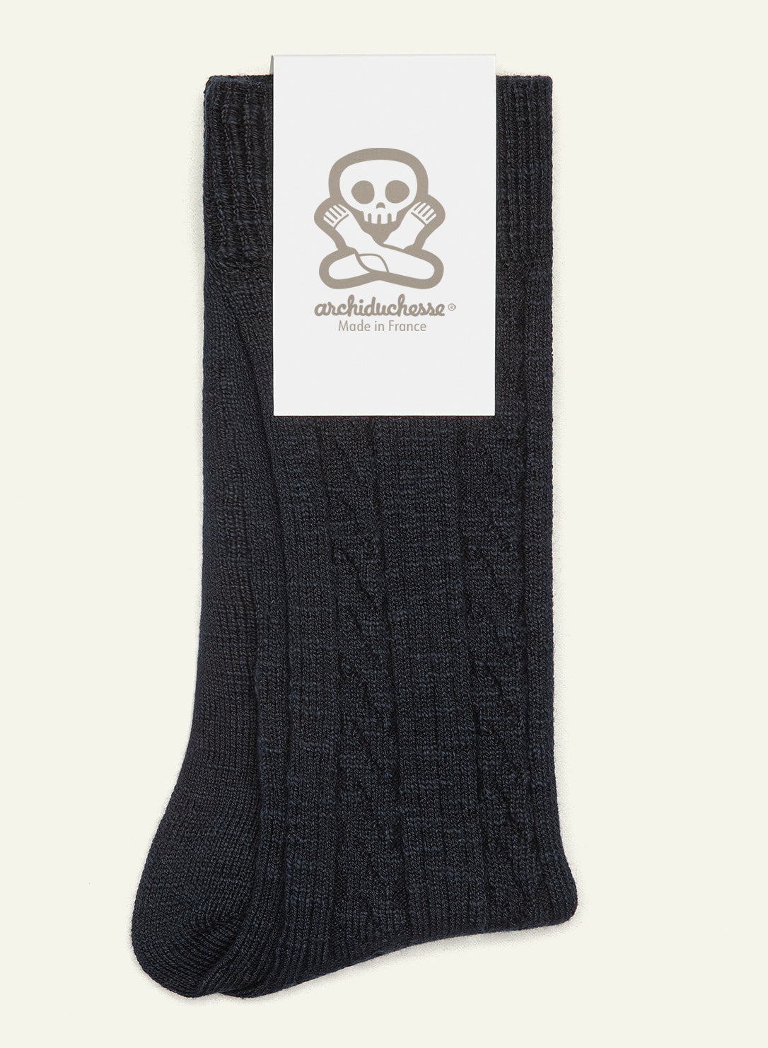 Cocooning D'hiver Bleu Marine - Made in France - 6