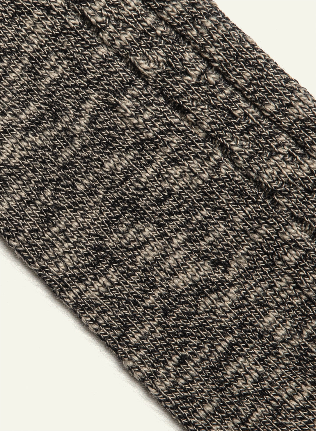 Cocooning D'Hiver Noir Gris - Made in France - 4
