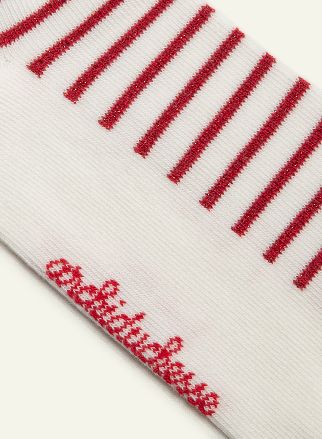 Fantaisie-Lurex Belle-île rouge - Made in France - 5
