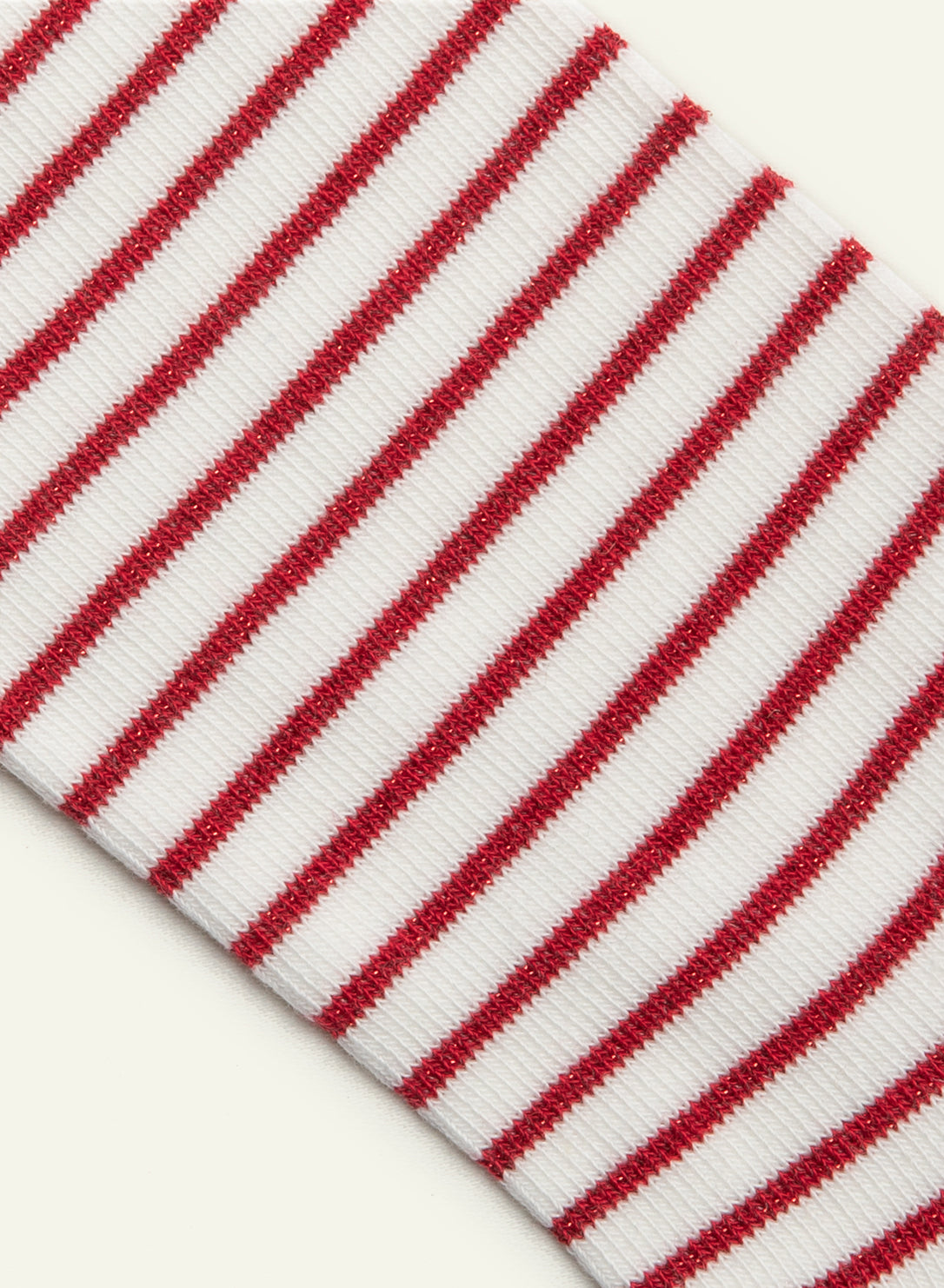 Fantaisie-Lurex Belle-île rouge - Made in France - 6
