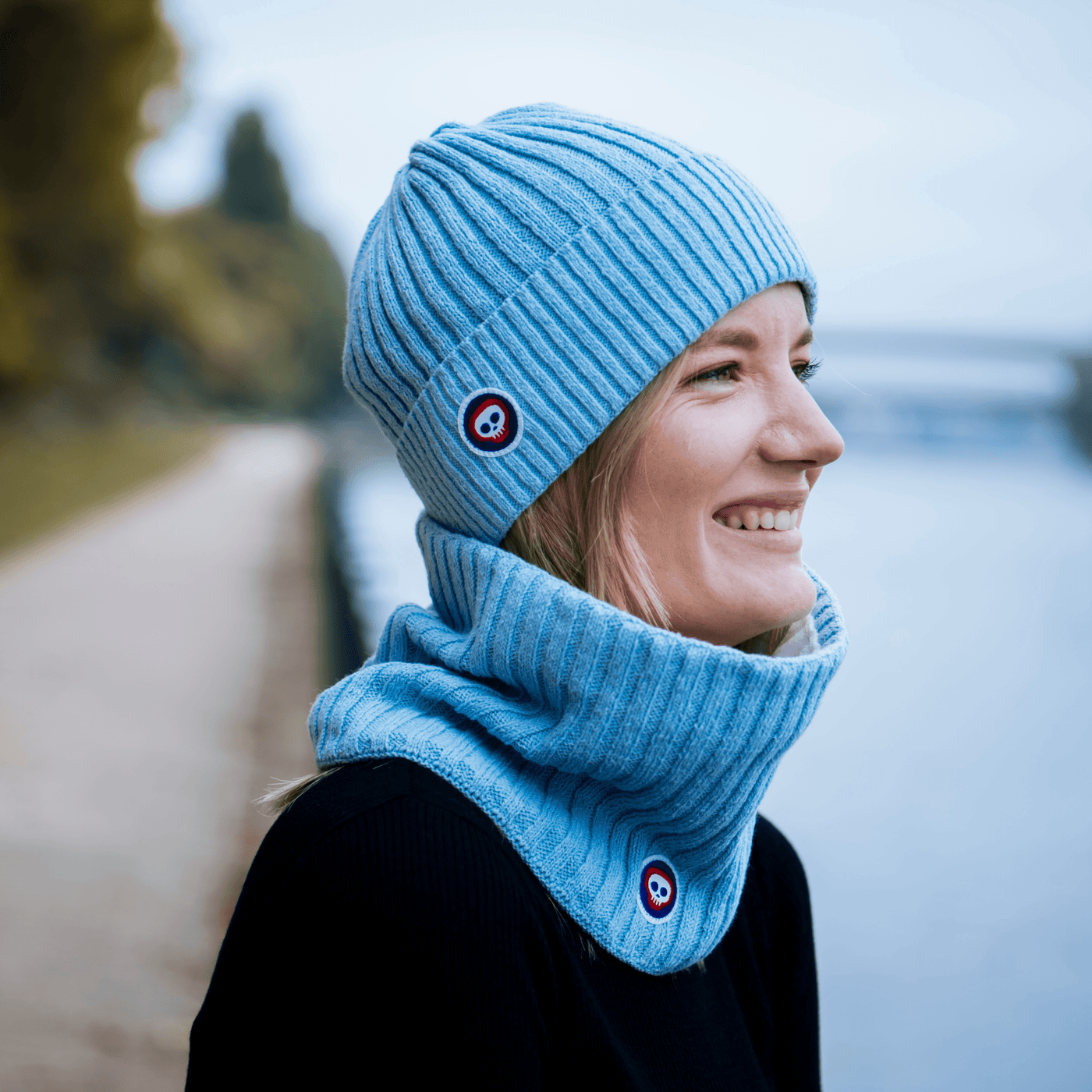 Bonnets Bo(R)nnet Bleu Ciel - Made in France - 4