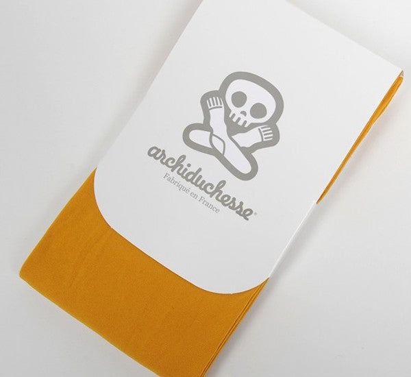Collants Jaune Moutarde - Made in France - 3