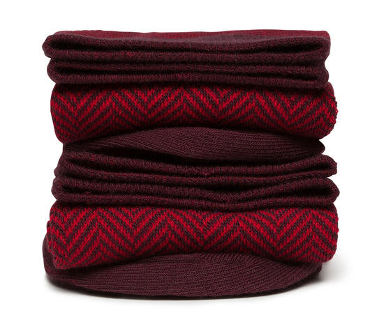Chevronnée Rouge