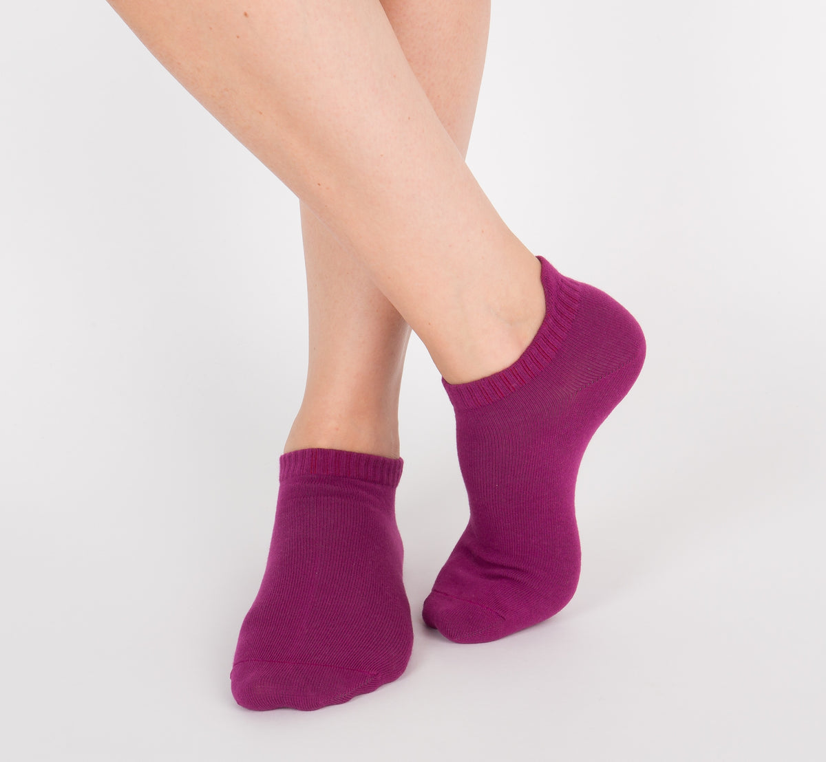 Socquettes Aubergine - vue 4 - Archiduchesse