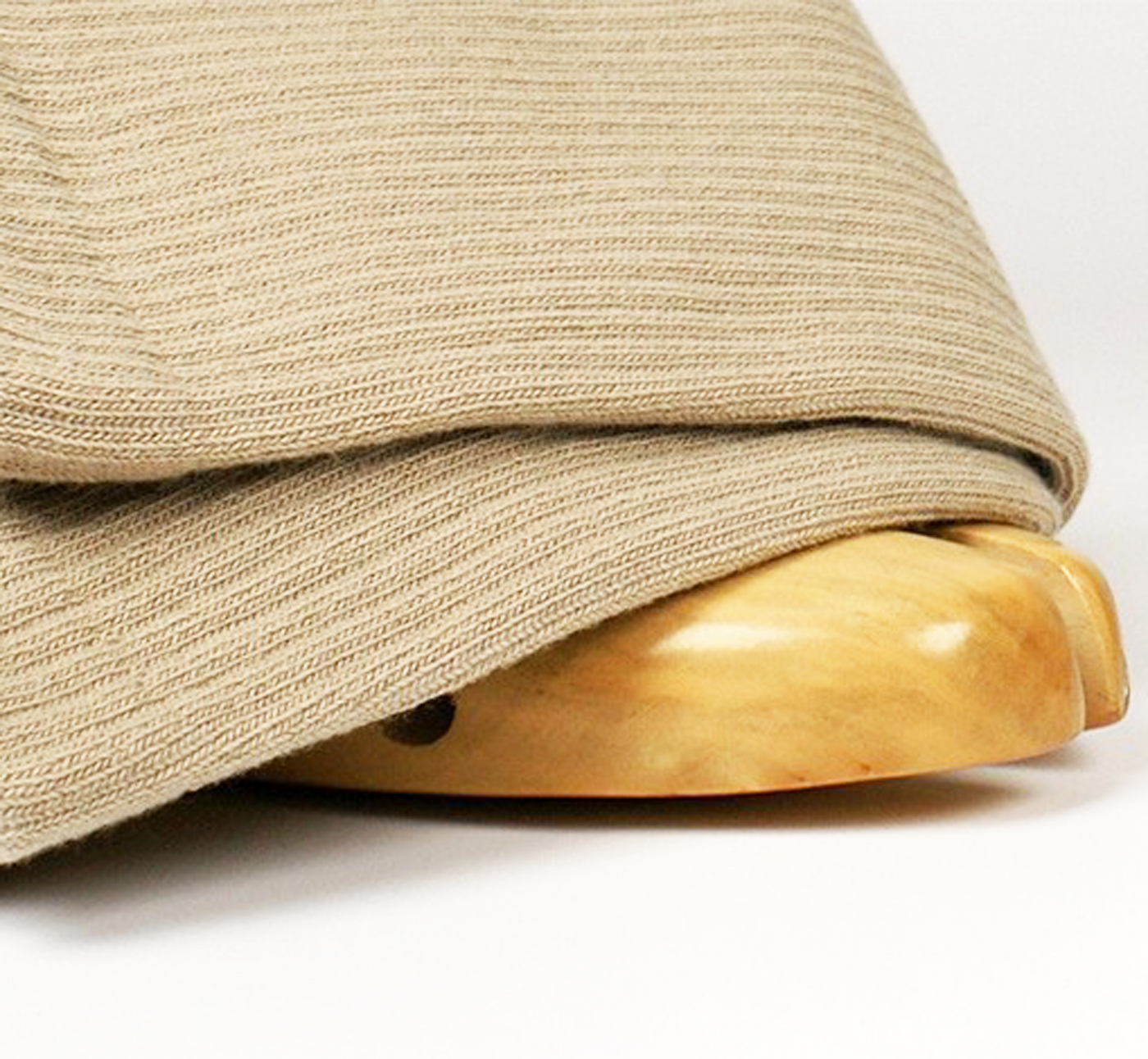 Bouclette Beige café con leche - Made in France - 6