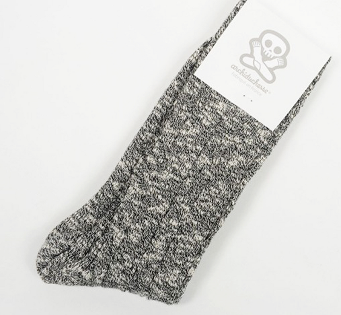 Chaussettes cocooning D'Hiver Noir - vue 4 - Archiduchesse