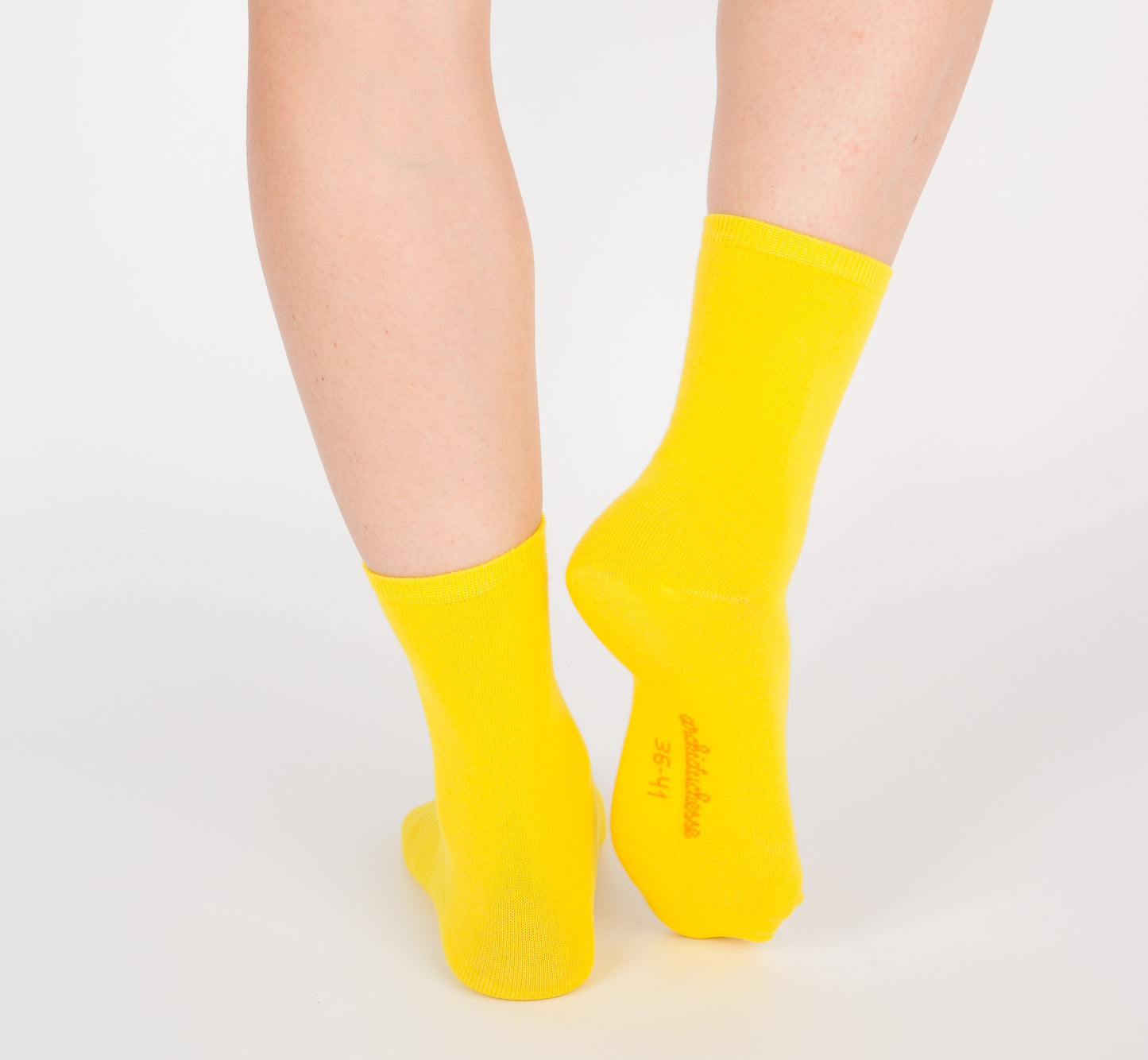 Chaussettes courtes Jaune Lemon - vue 8 - Archiduchesse