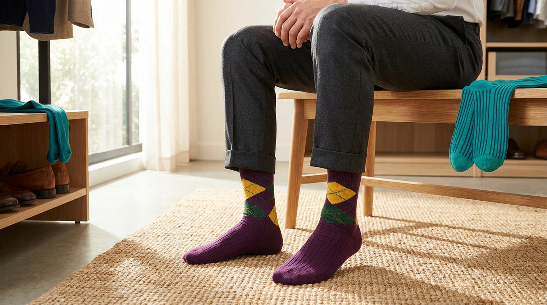 Comment assortir des chaussettes colorées à sa tenue ?