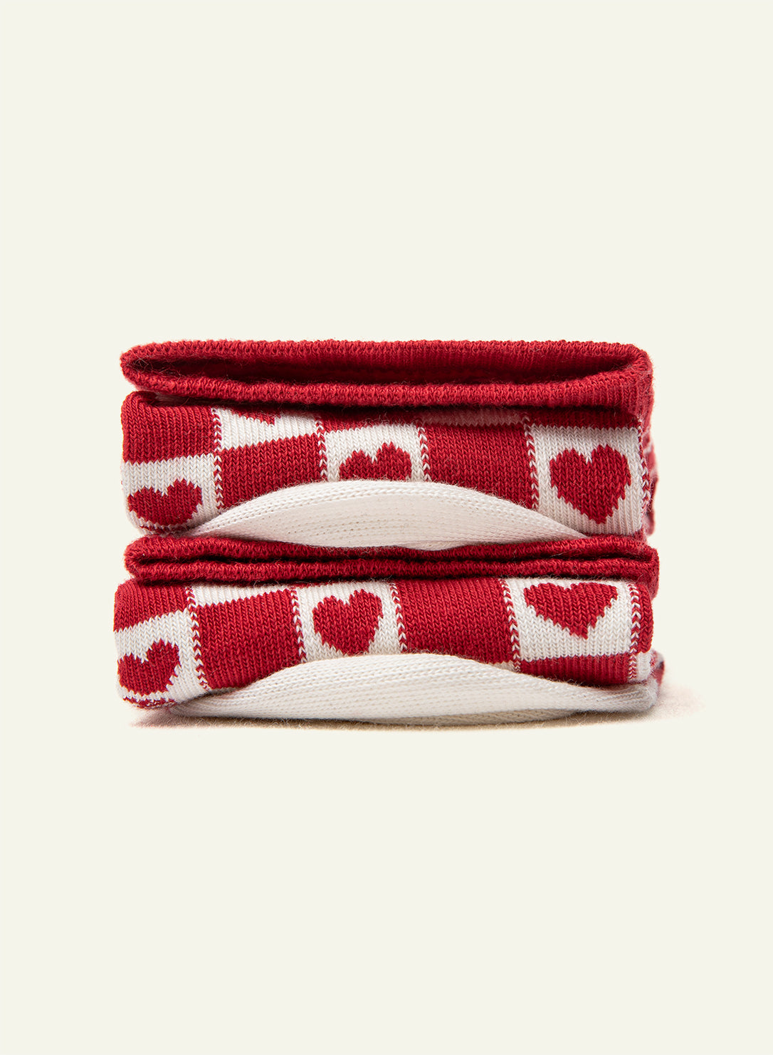 Chaussettes fantaisie courtes Amour Croisé - vue 1 - Archiduchesse