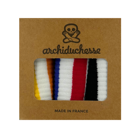 Trio Bouclette rayée