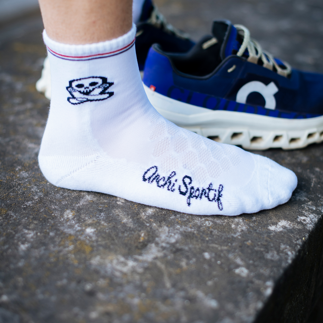 Lot De 2 Paires De Chaussettes Motif Arc-en-ciel En Jacquard