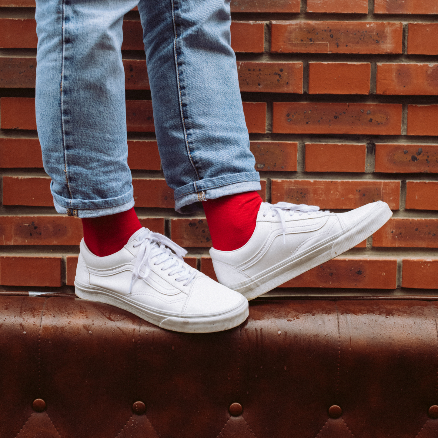 Chaussettes de ville Rouge cardinal - vue 5 - Archiduchesse