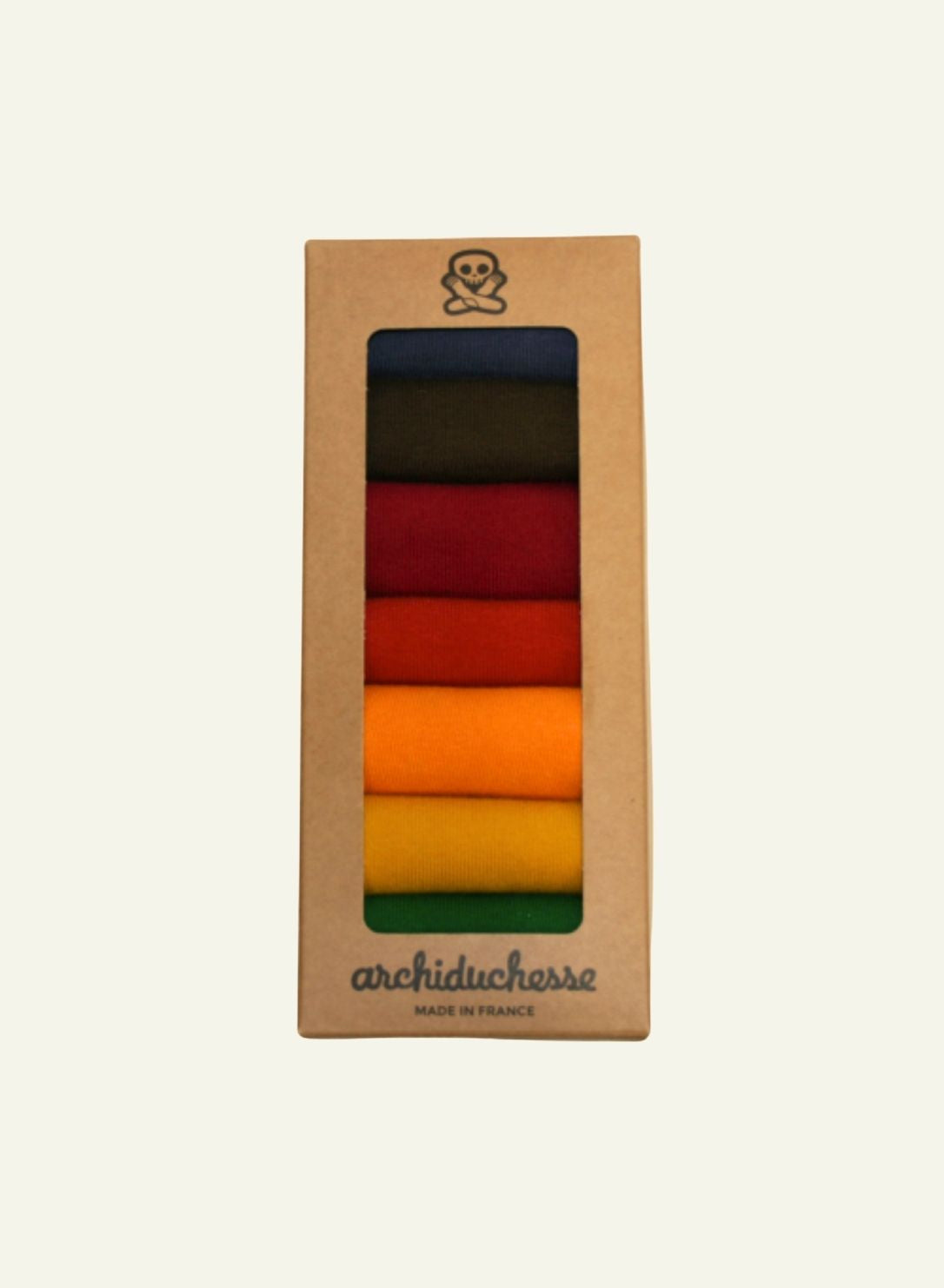 Semainier de chaussettes Automnal De Ville - vue 1 - Archiduchesse