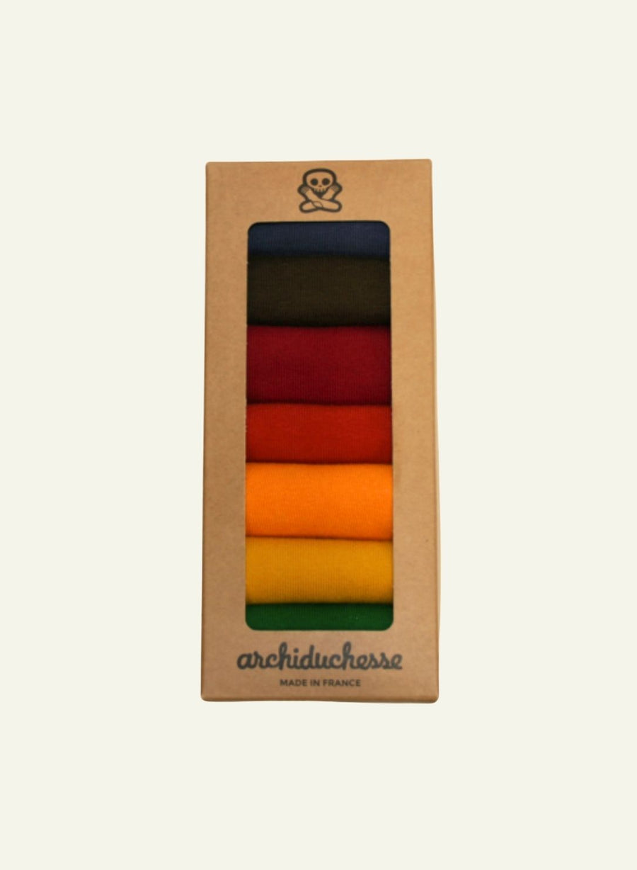 Semainier de chaussettes Automnal De Ville - vue 1 - Archiduchesse
