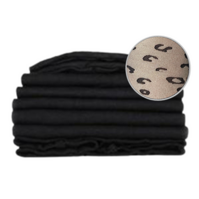 Duo Collants Noir et Léopard – Archiduchesse - Main Image