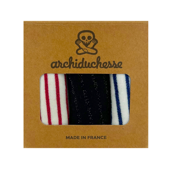 Trio - Rayées Pailletées