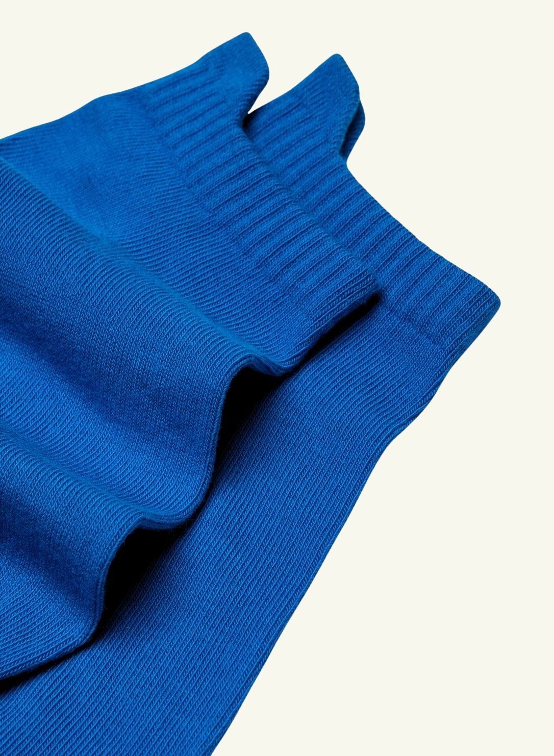 Socquette Monochrome blue - Made in France - 3