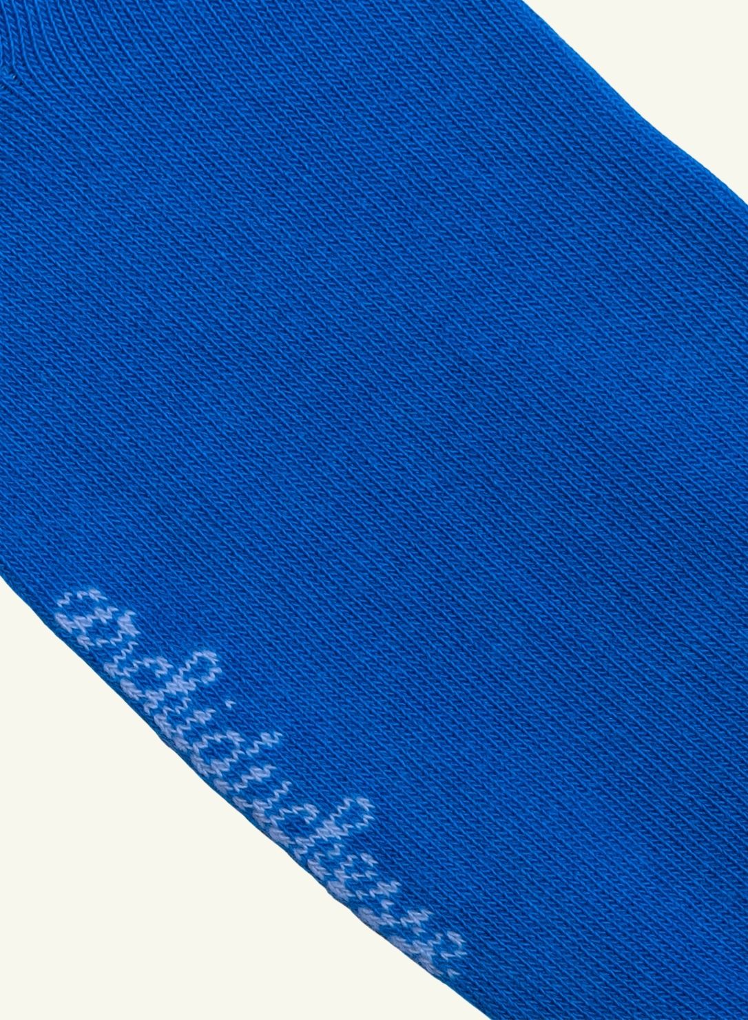 Socquette Monochrome blue - Made in France - 5