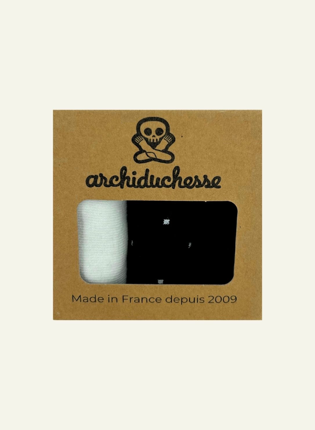 Coffret de chaussettes Trio - Pixel Blanc - vue 1 - Archiduchesse