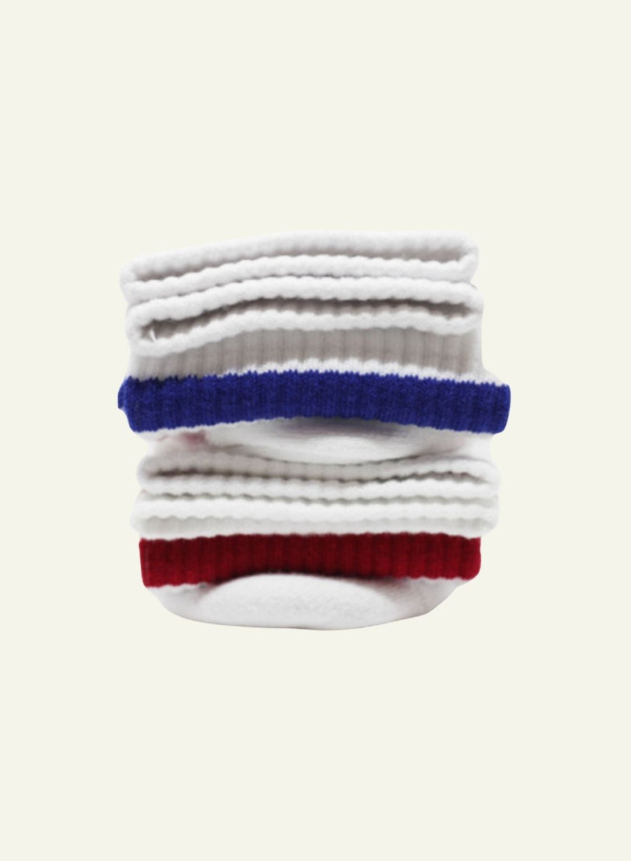 Bouclette Rayée Rouge Bleue