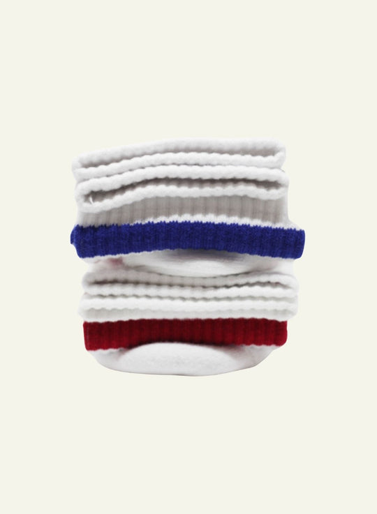 Bouclette Rayée Rouge Bleue