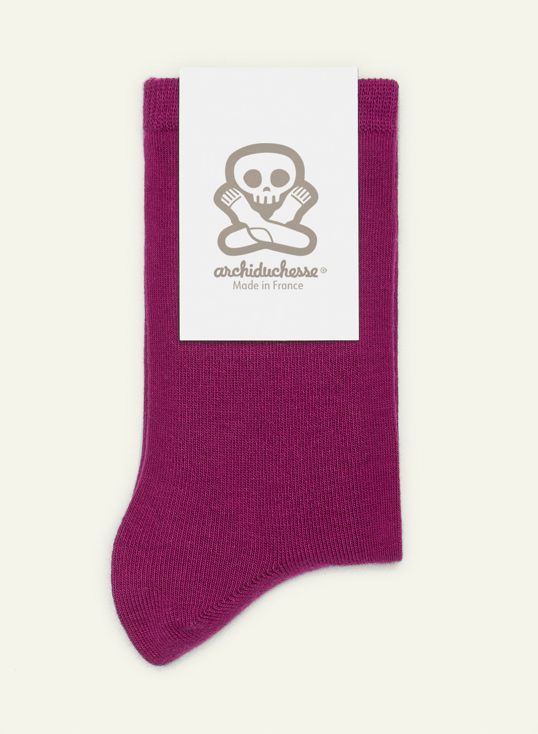Chaussettes courtes Aubergine - vue 2 - Archiduchesse