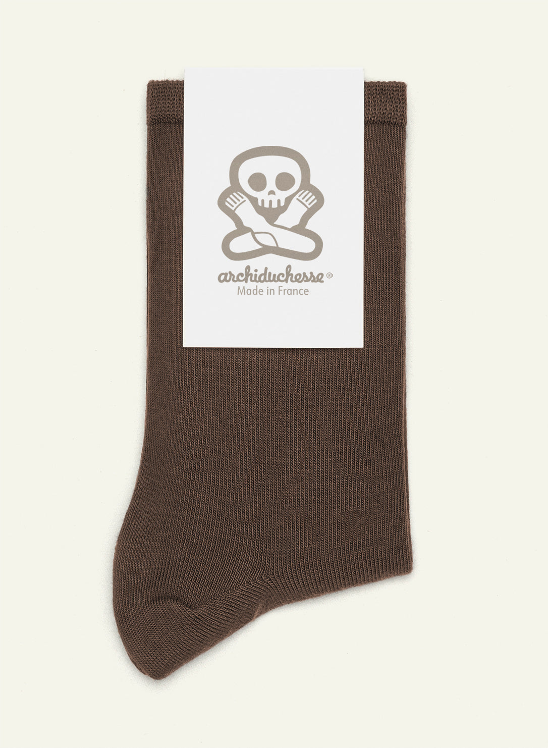 Chaussettes courtes Marron chocolat - vue 6 - Archiduchesse