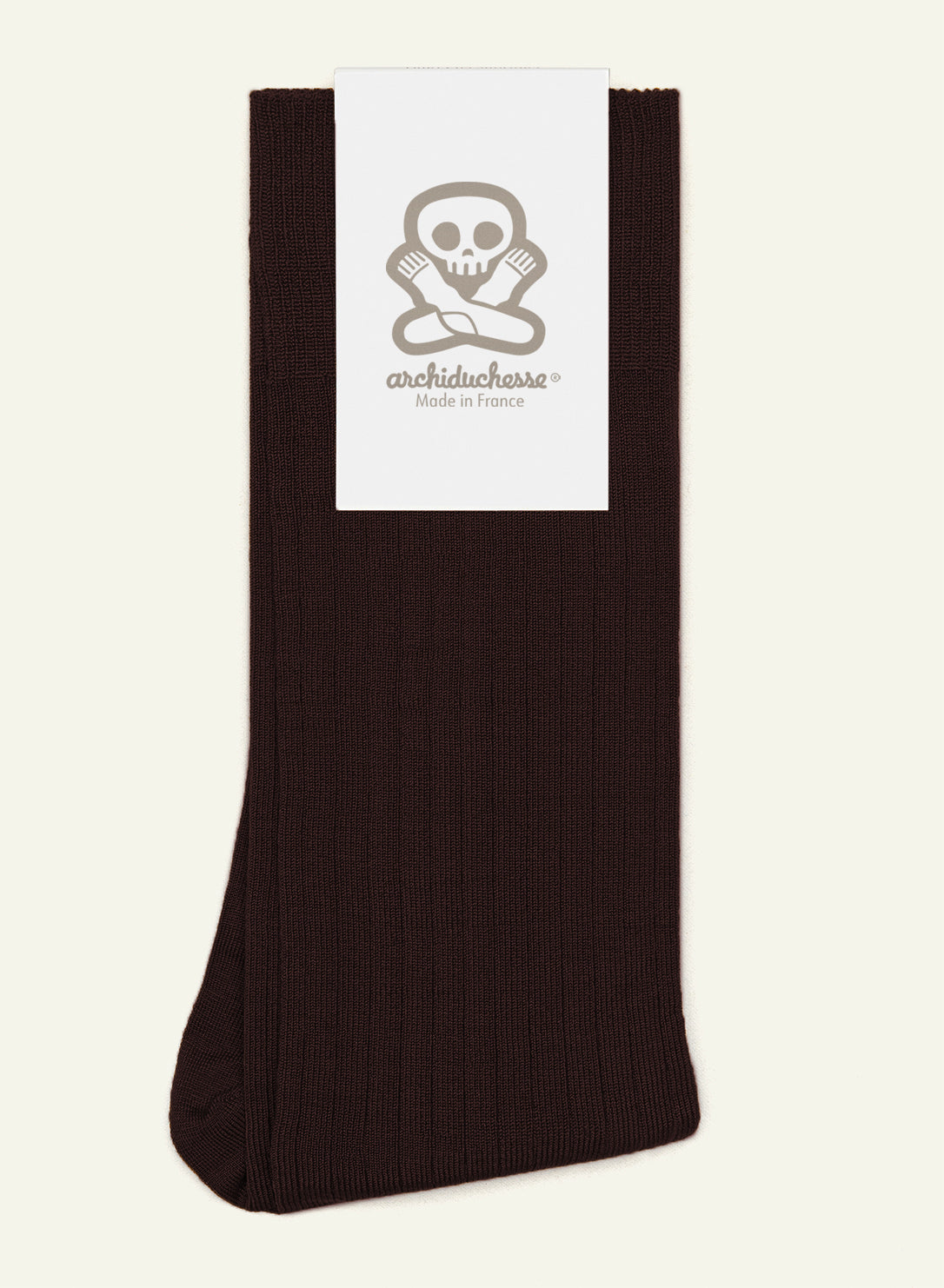 De Luxe Marron Chocolat Noir - Made in France - 5