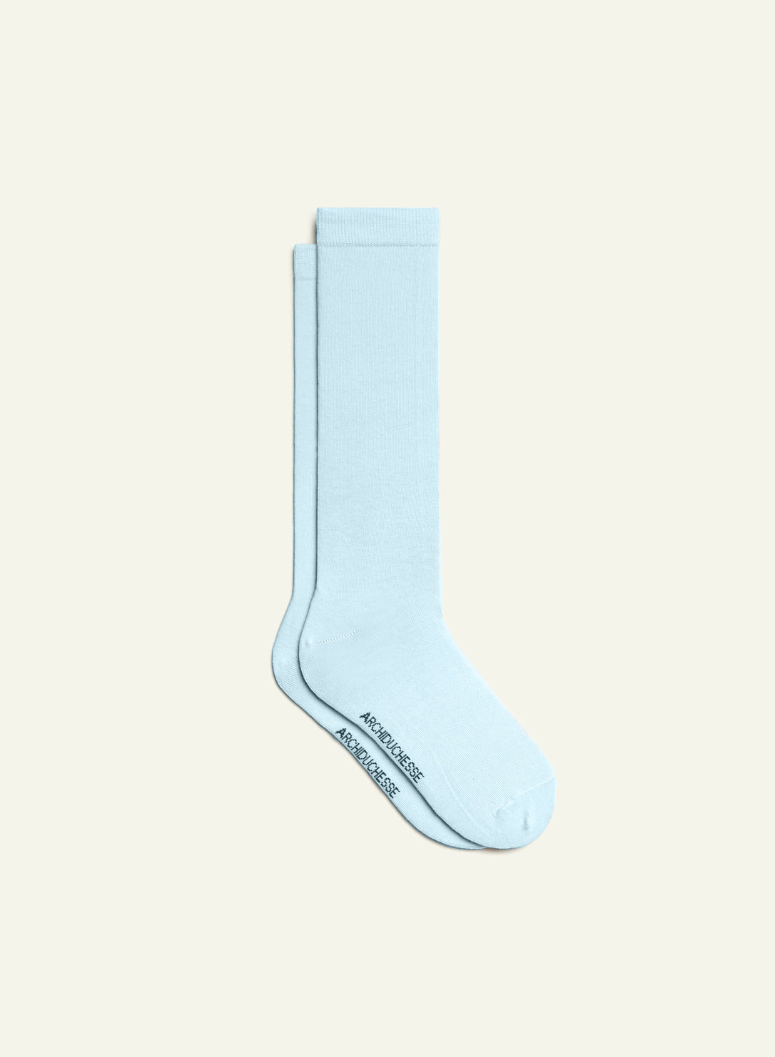 Chaussettes de ville Bleu Guimauve - vue 2 - Archiduchesse