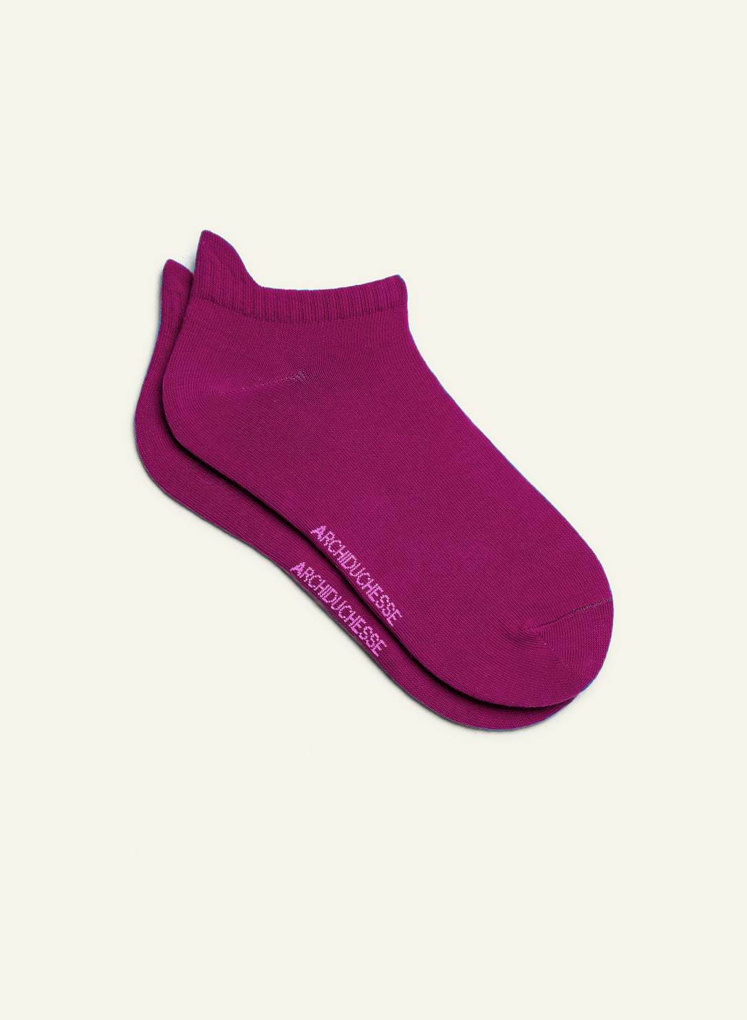 Socquette Aubergine - Made in France - 2