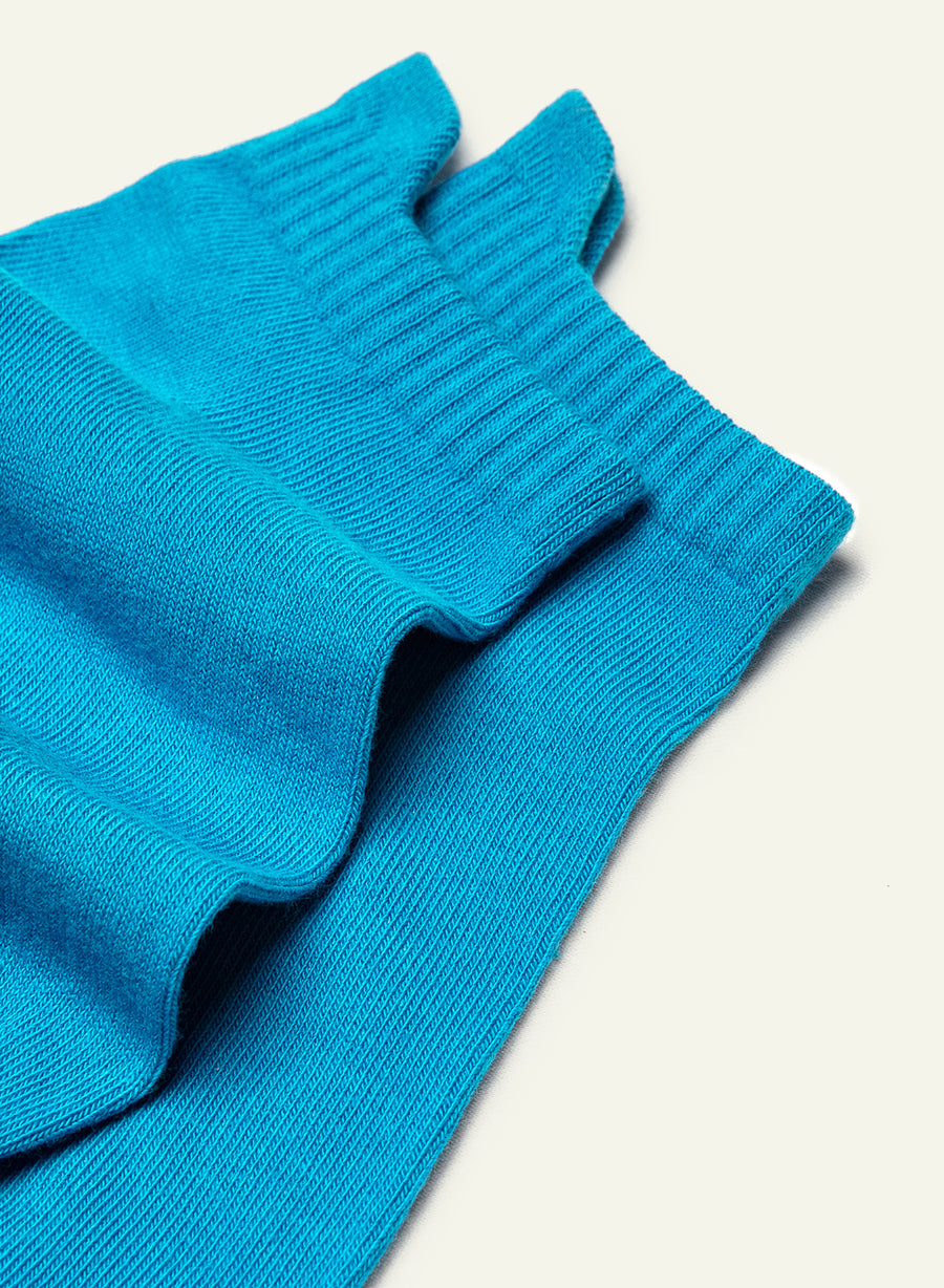 Socquettes Bleu gitanes - vue 3 - Archiduchesse