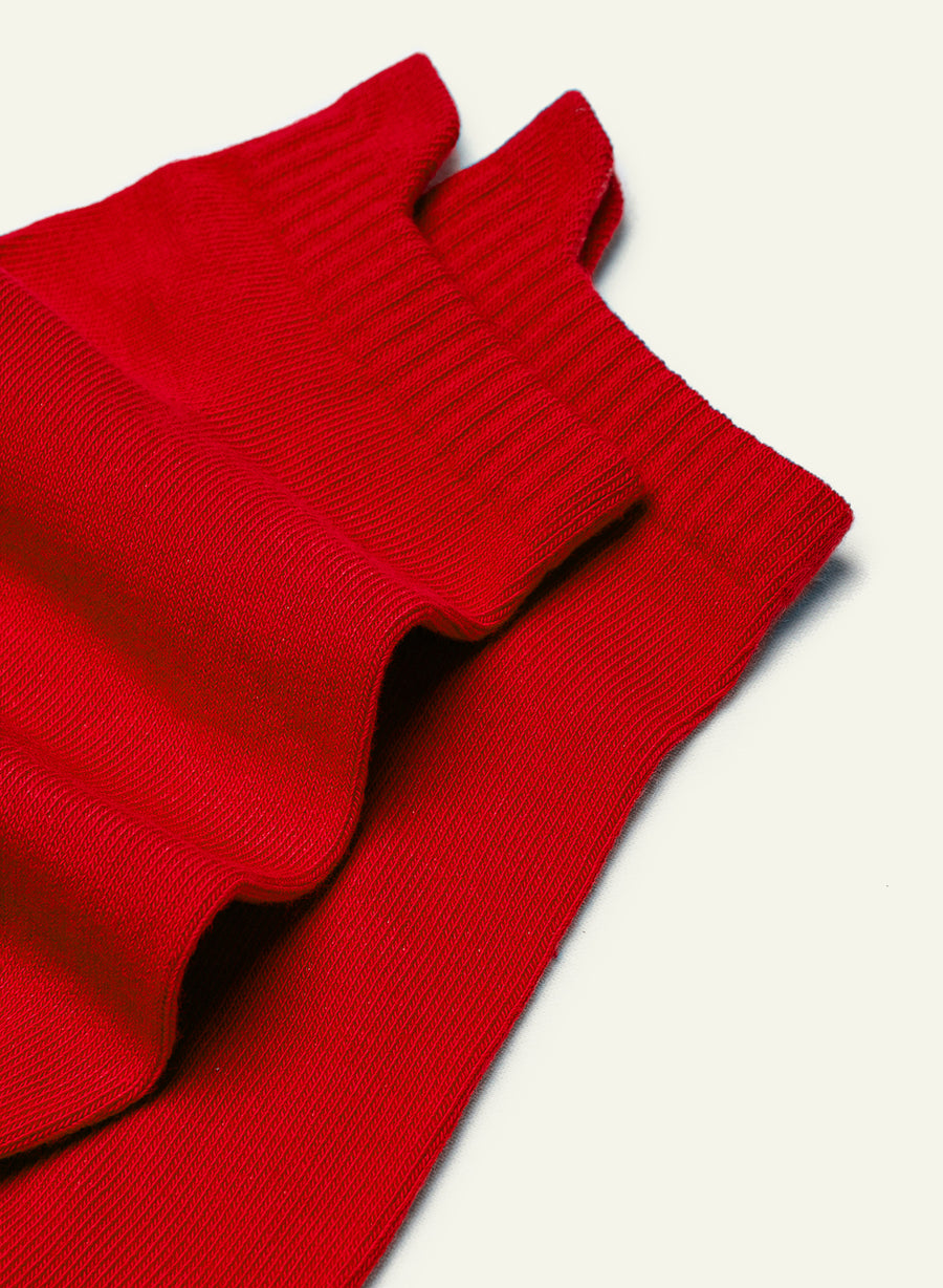 Socquettes Rouge Cardinal - vue 3 - Archiduchesse