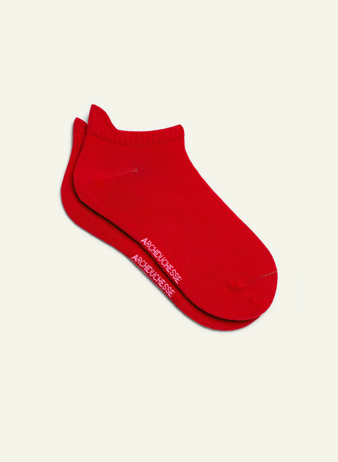 Socquette Rouge Cardinal - Made in France - 2