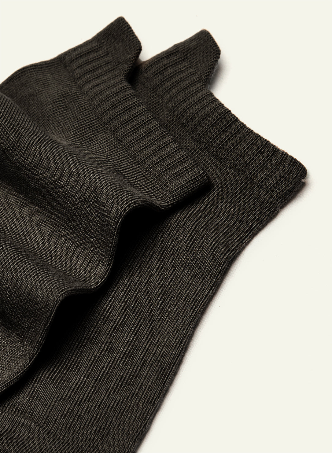 Socquette Gris anthracite - Made in France - 3