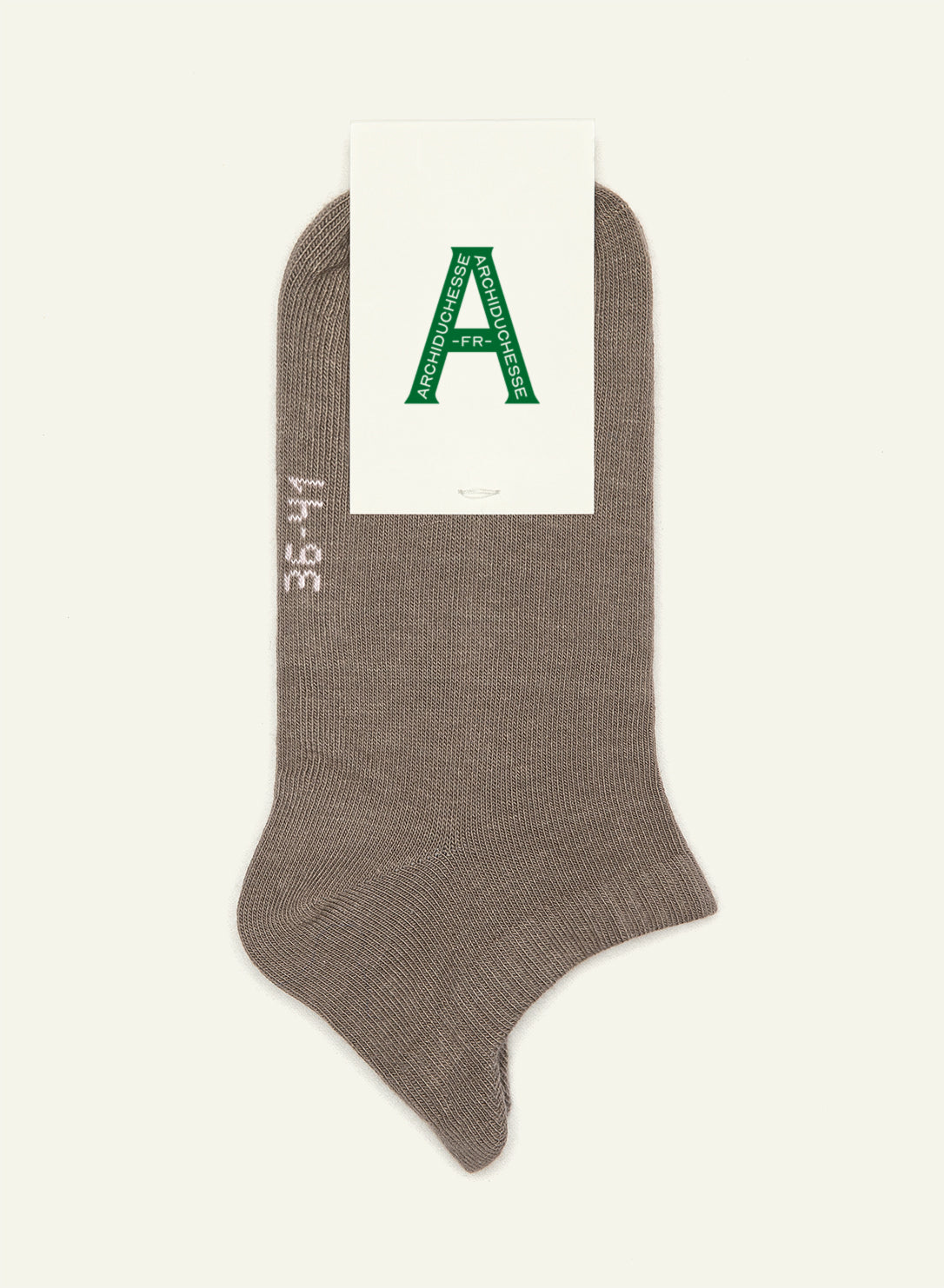 Socquette Cloudy grey - Made in France - 6