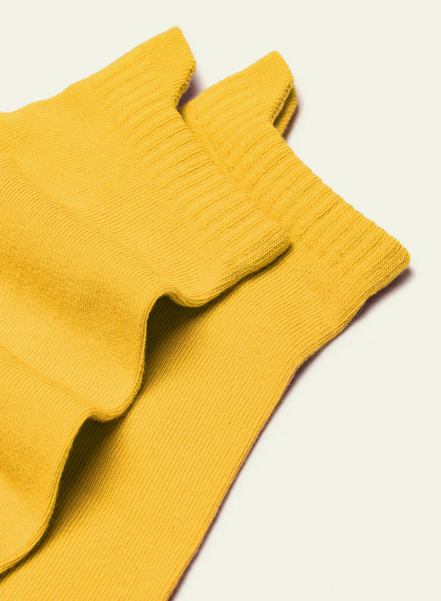 Socquettes Jaune canari - vue 3 - Archiduchesse
