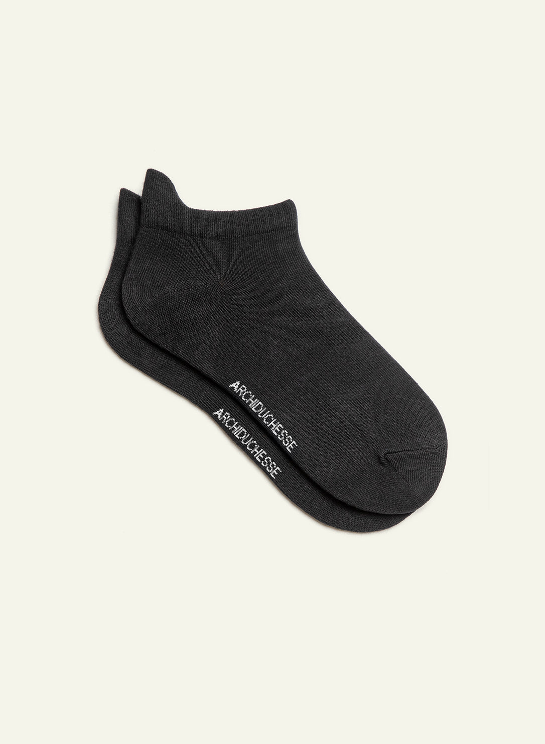 Socquette Noir réglisse - Made in France - 2