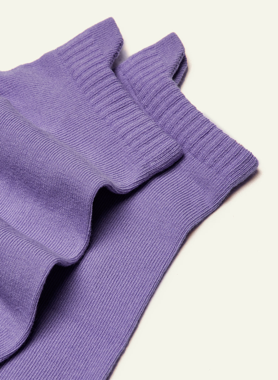 Socquettes Violet violette - vue 3 - Archiduchesse