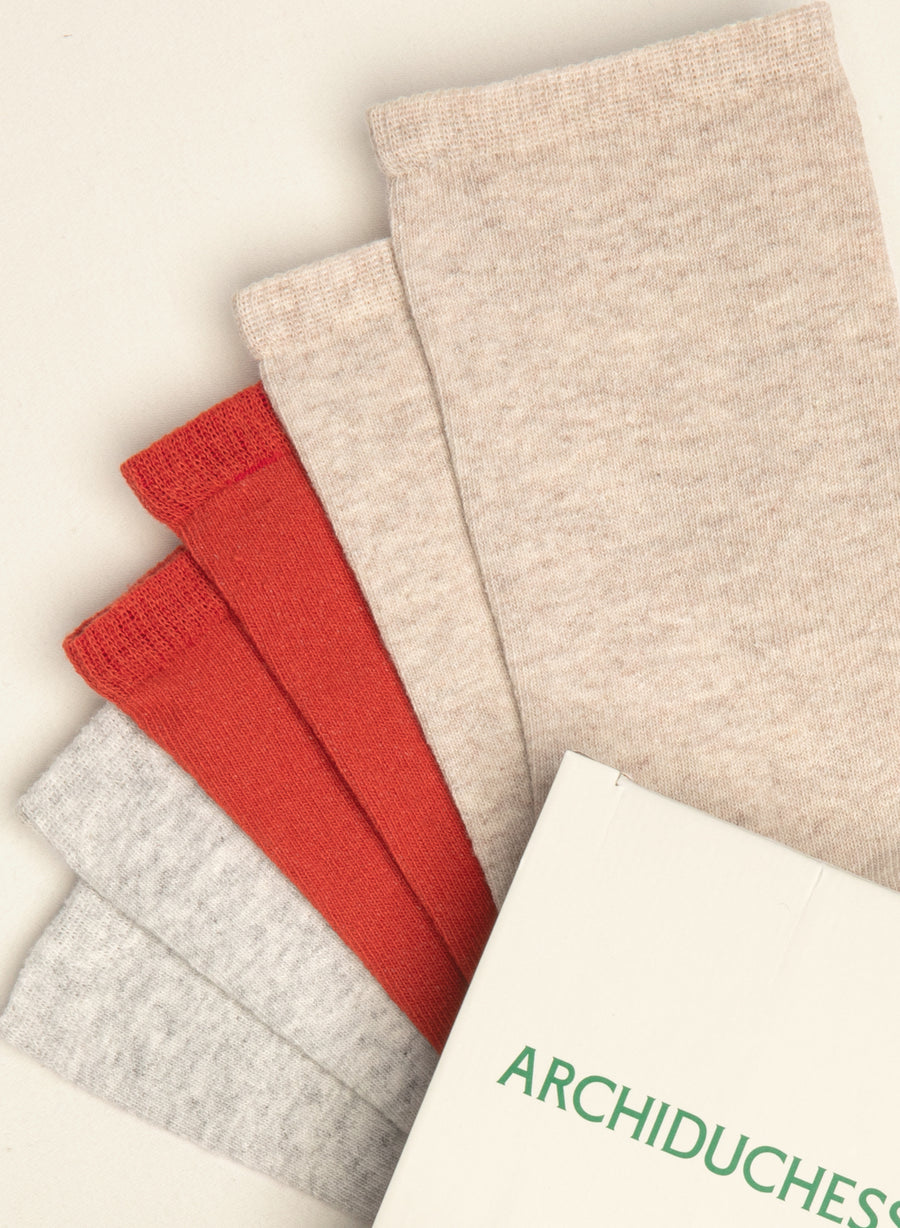 Coffret Trio - Chaussettes recyclées - vue 2 - Archiduchesse