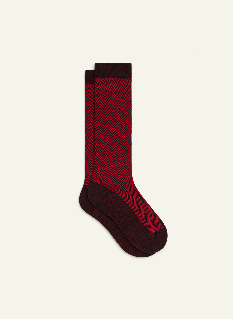 Chevronnée Rouge