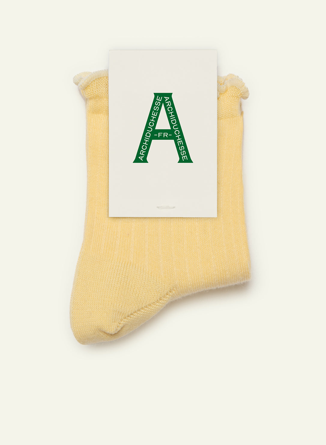 Buttercup Yellow Frilly Socks
