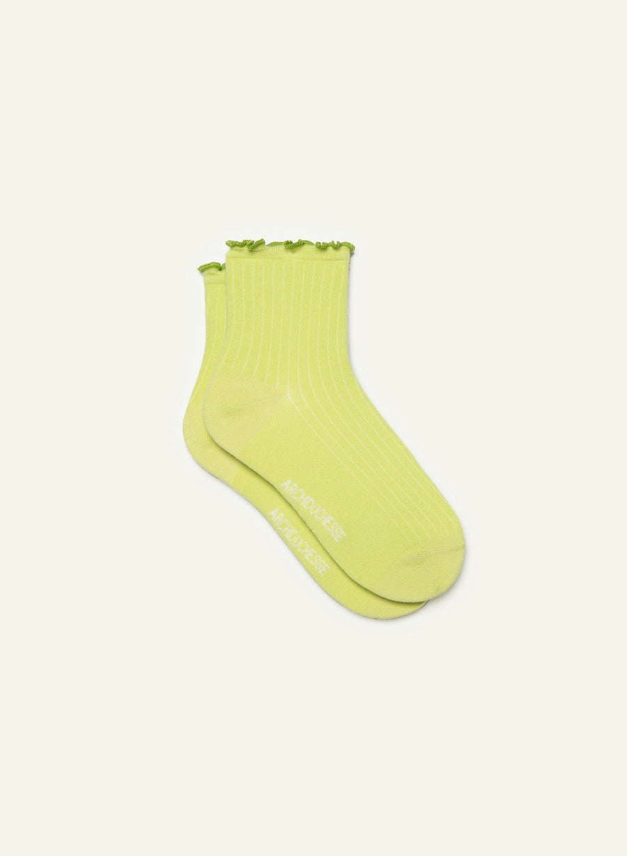 Light Green Frilly Socks